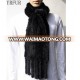 YR283 Genuine Mink Knitted Fur Scarf for Men/Men Fur Scarf